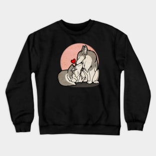 Parental Love - Wolf Crewneck Sweatshirt